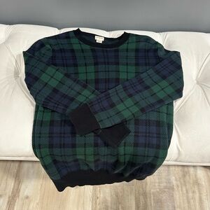 Plaid J. Crew Boys XL Sweater